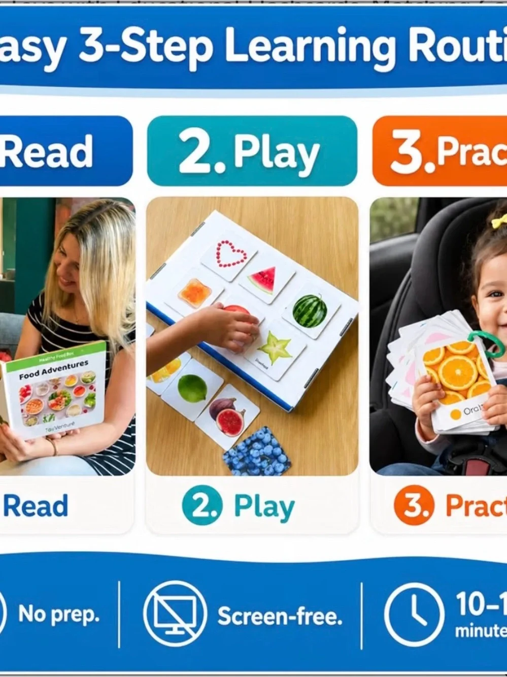 Explorer Food Box - Colorful Learning Toy for Kids